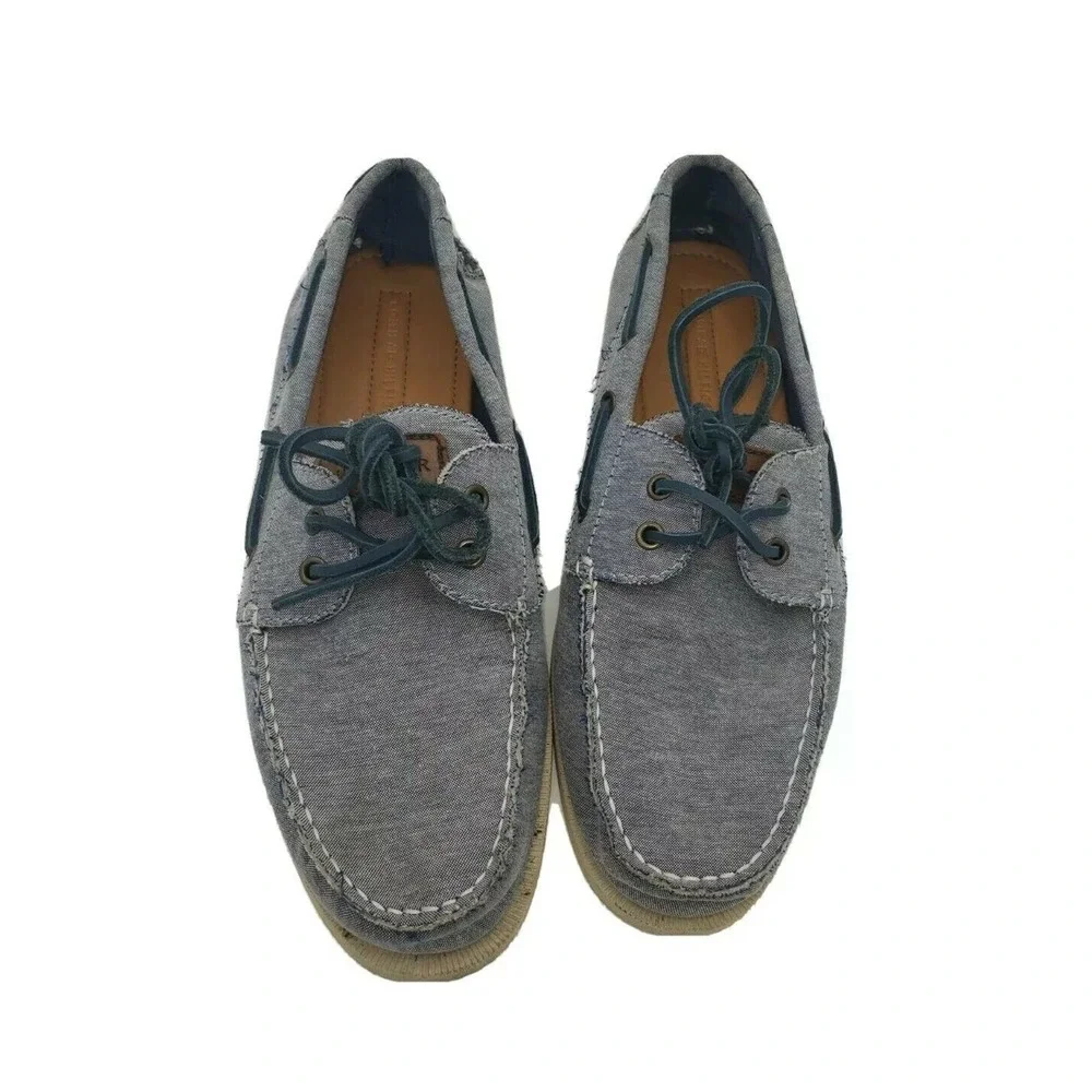 Tommy Hilfiger TM Bowman Blue Non-Marking Boat Shoes‎ Size US 10.5 EU 44